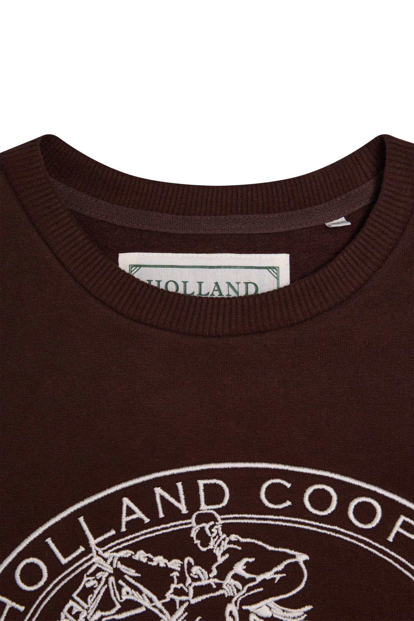 Relaxed Fit Crew Neck Sweat (Walnut)
