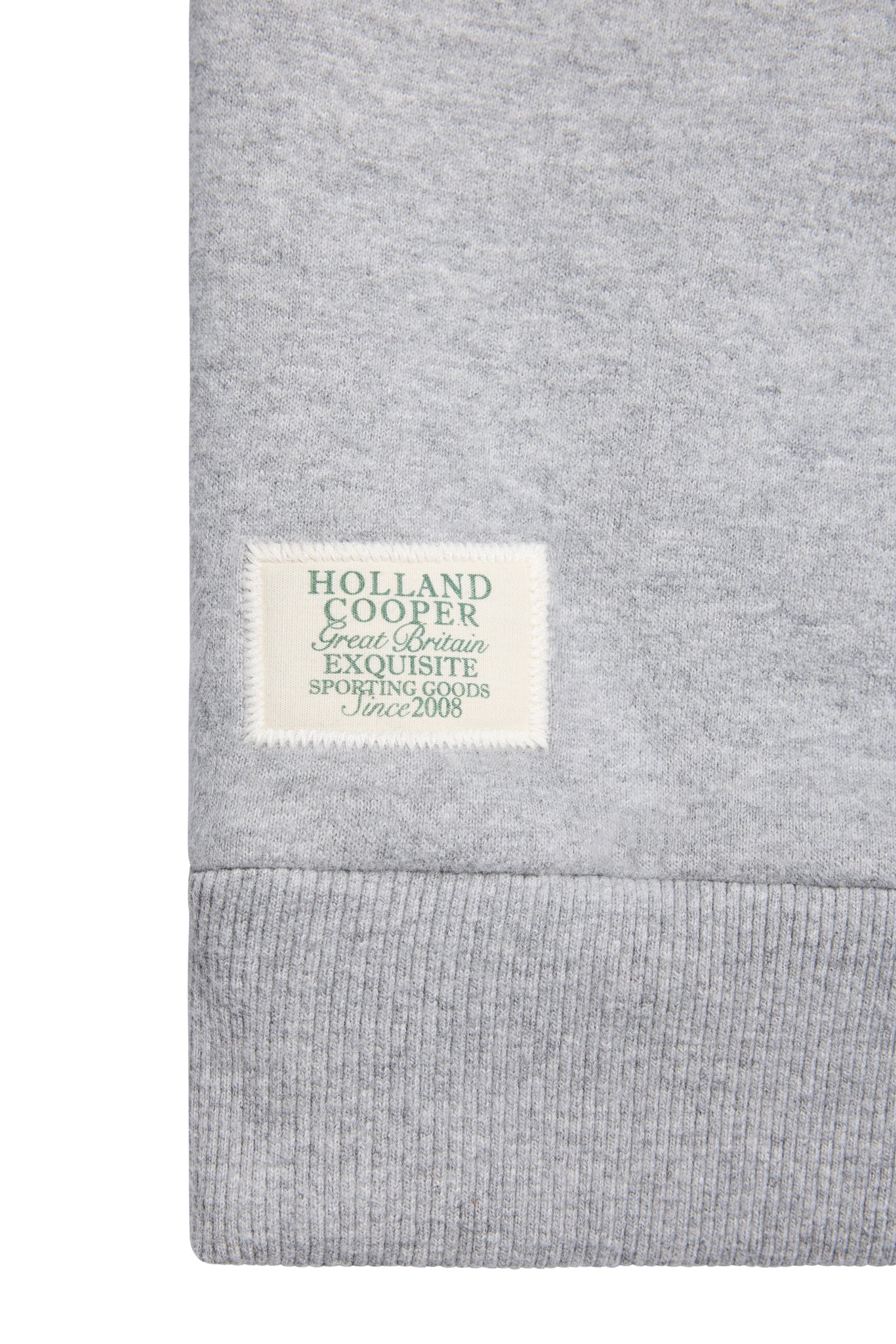 Relaxed Fit Script Hoodie (Grey Marl)