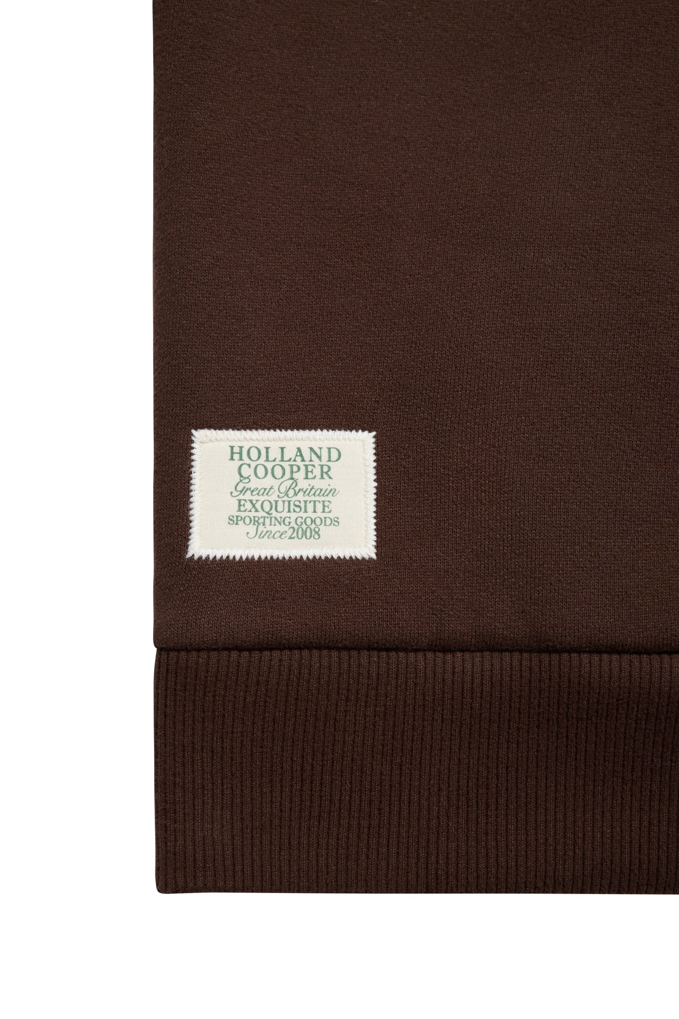 Relaxed Fit Script Hoodie (Walnut)