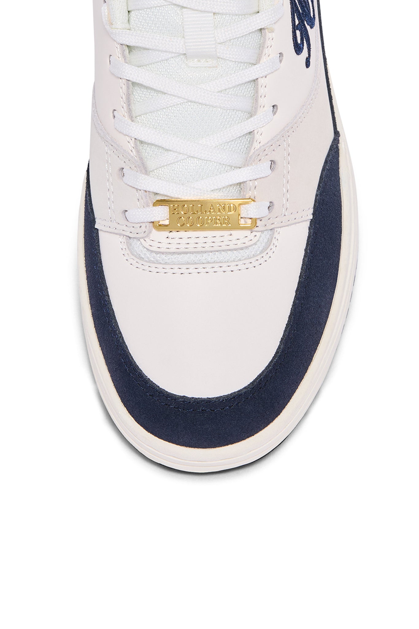 Retro Trainer (White Navy)