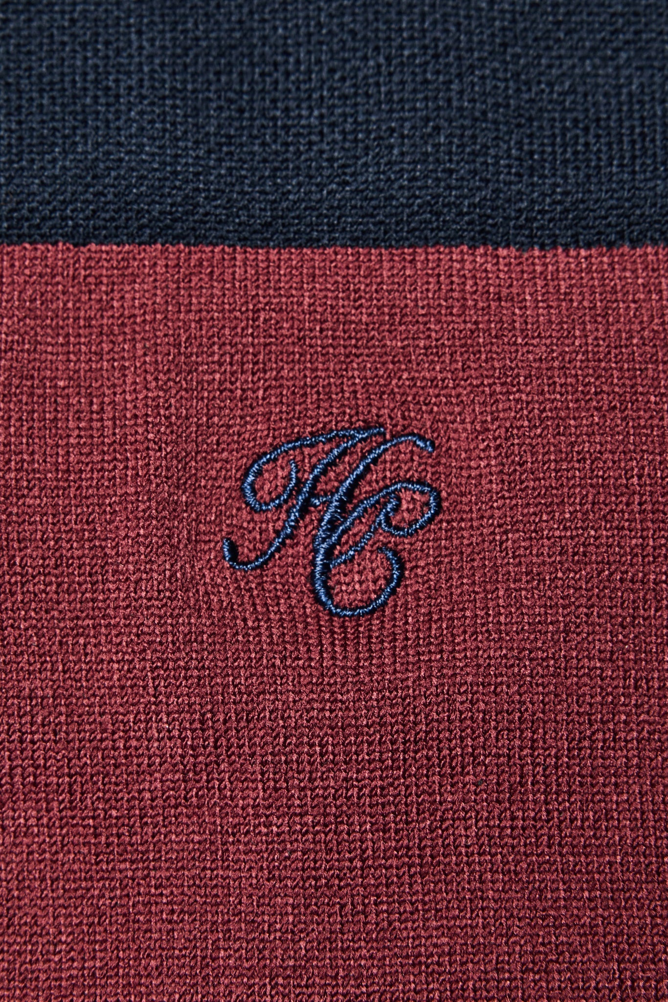 Riding Sock (Oxblood Navy)