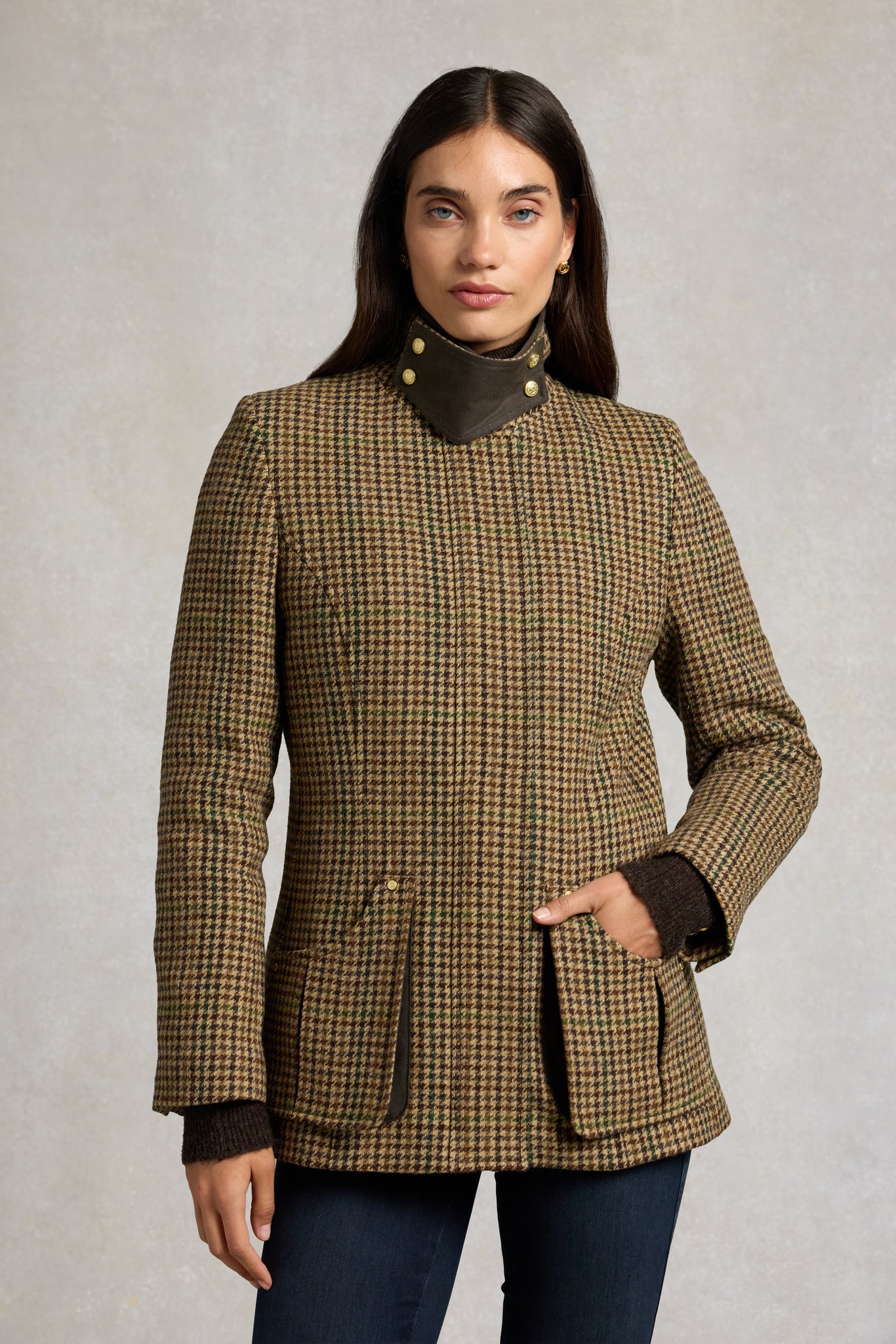 Country Classic Jacket (Hailes Green Tweed) – Holland Cooper ®