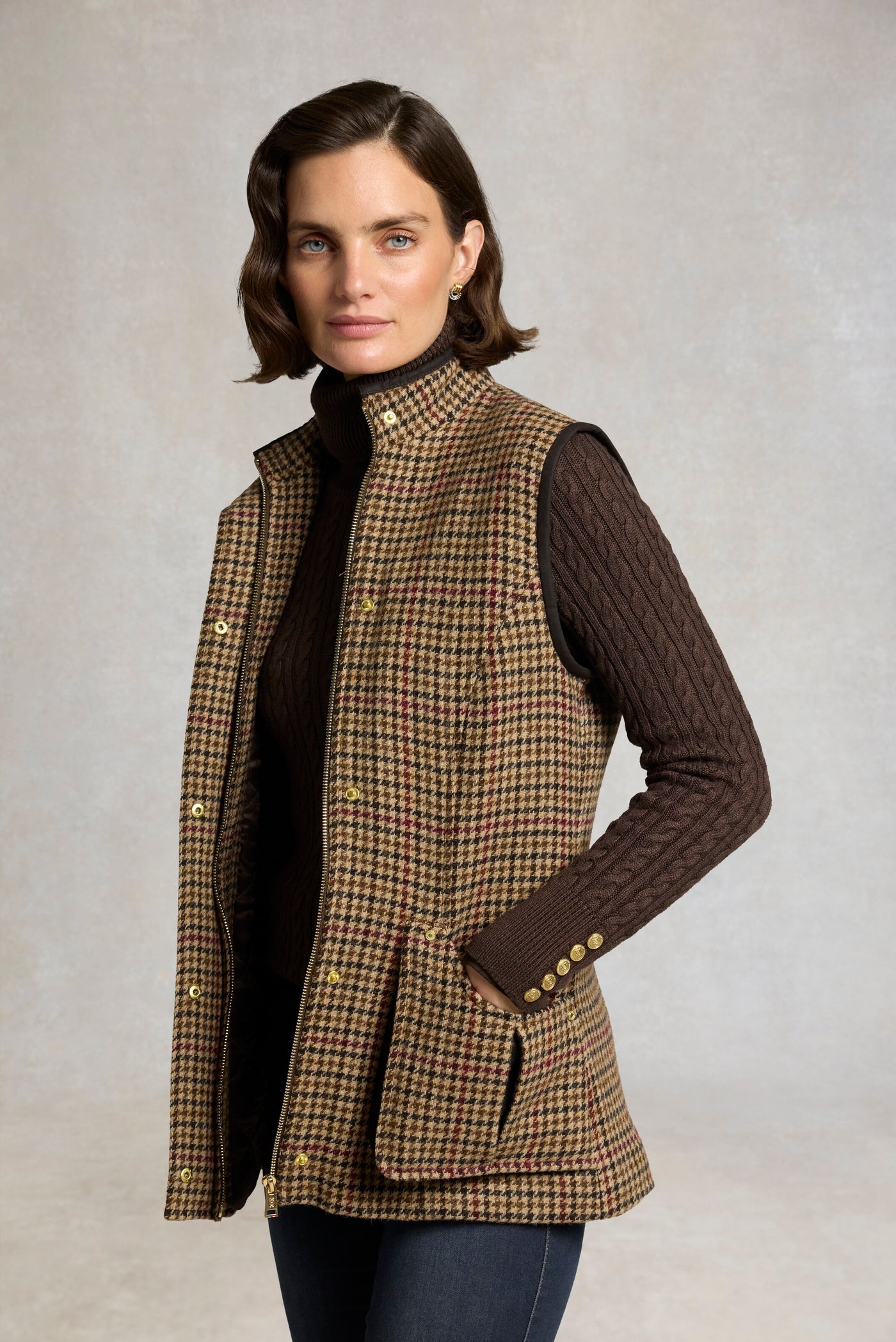 Country Classic Tweed Gilet (Cotswold Tweed)
