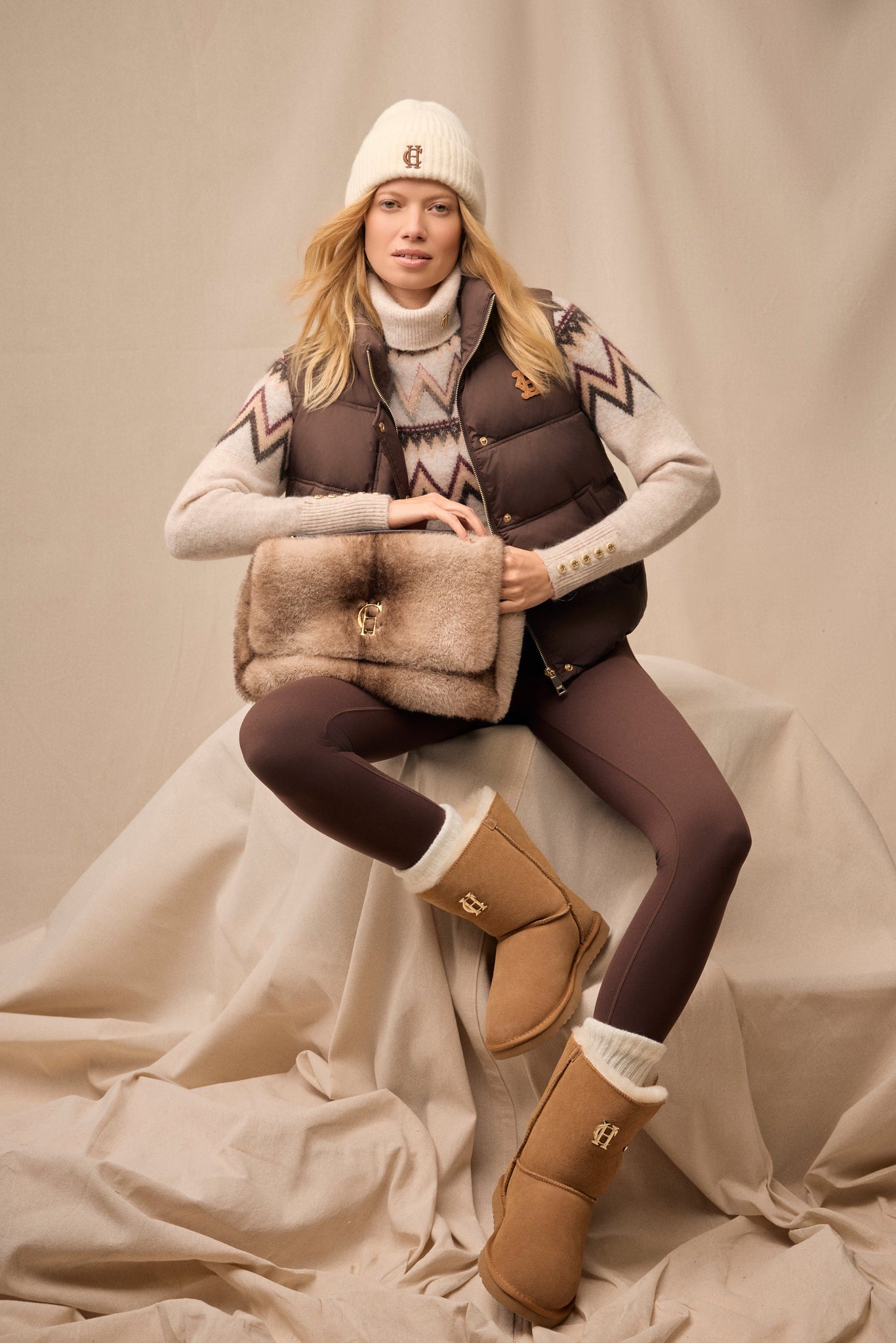 Milton Padded Gilet (Chocolate)