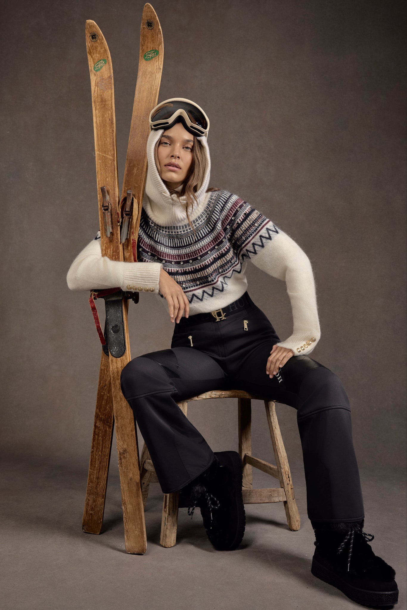 Ski Salopettes (Black)