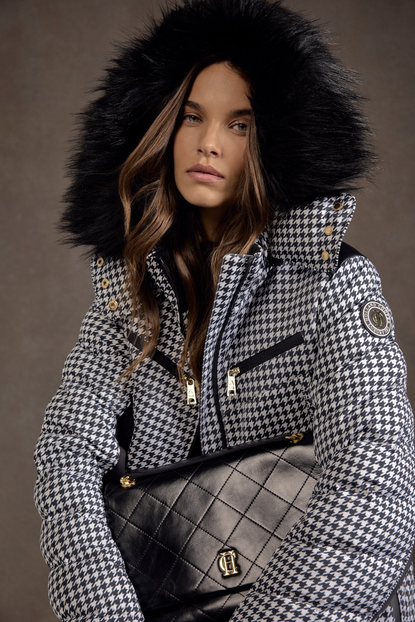 Ski Jacket (Houndstooth)