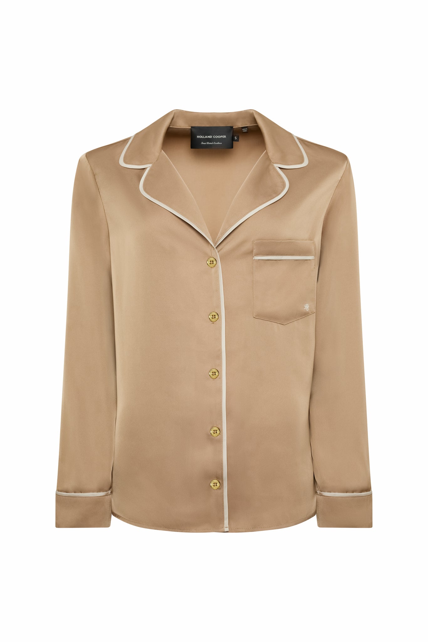 Satin Pyjama Set (Champagne)