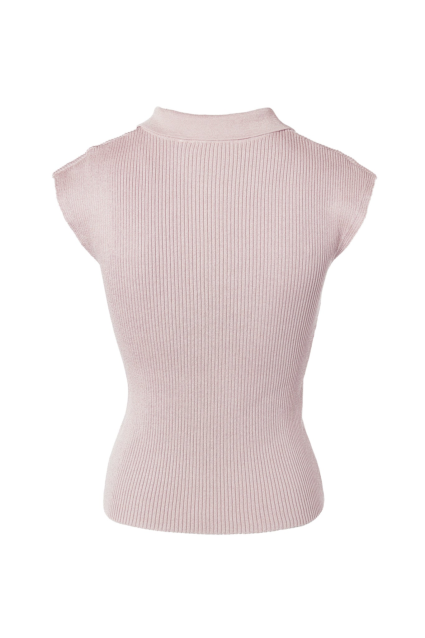 Scarlett Polo Knit (Soft Pink)