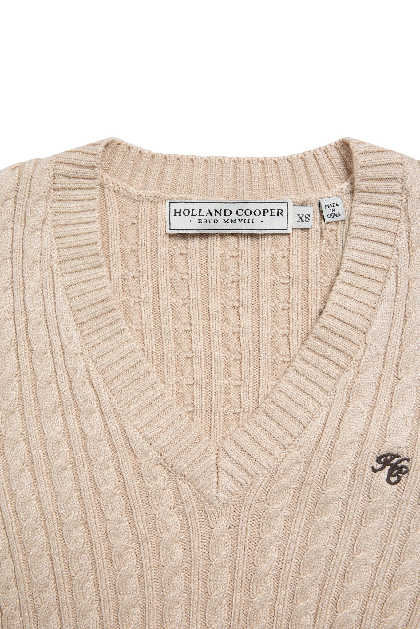 Seattle V-Neck Knit (Oatmeal)