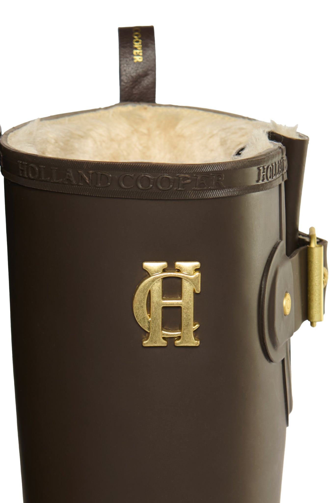 Sherpa Lined Regency Wellington (Chocolate Matte Gold)