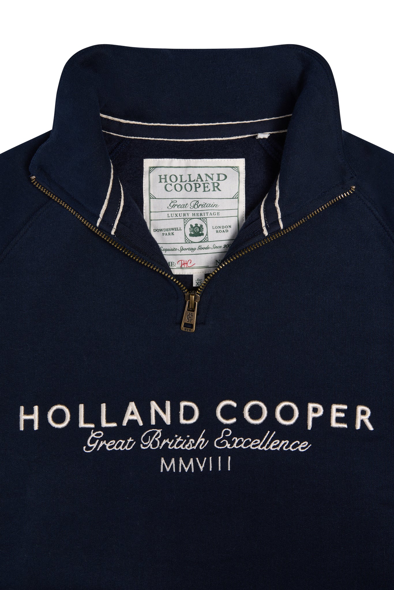 Sporting Goods Zip Henley (Ink Navy)