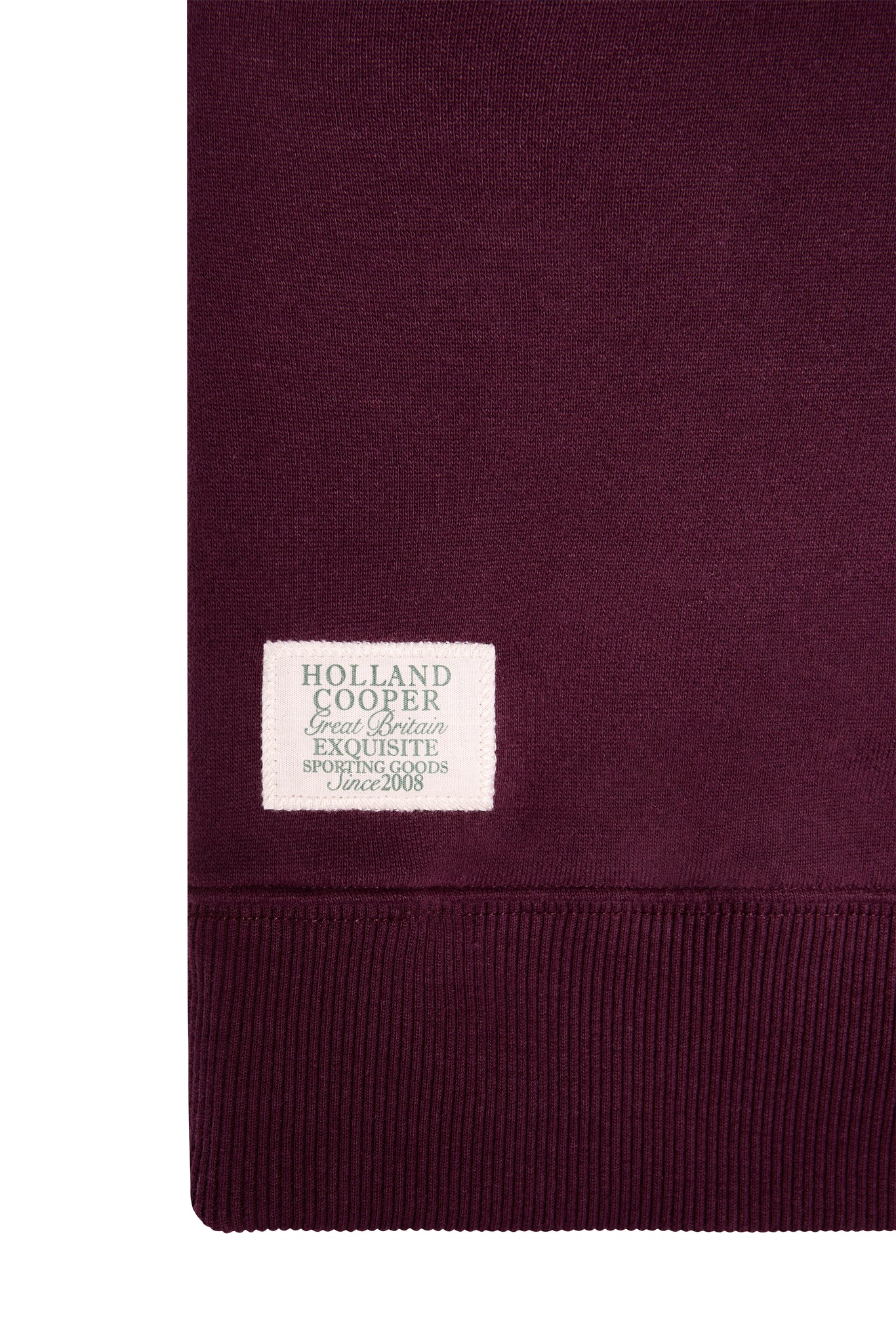 Sporting Goods Zip Henley (Mulberry)