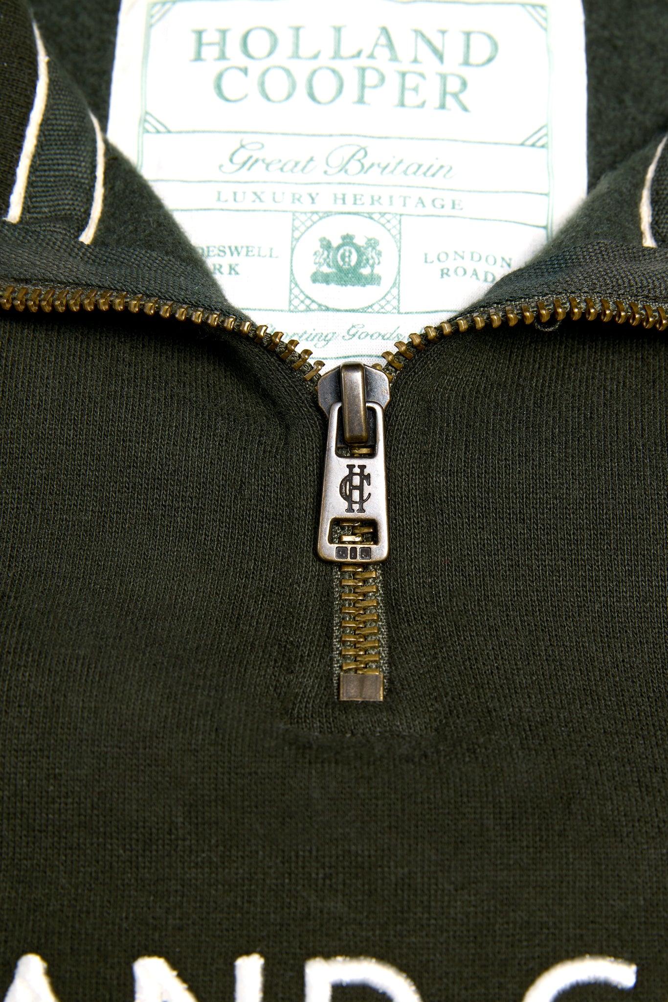 Sporting Goods Zip Henley (Racing Green)