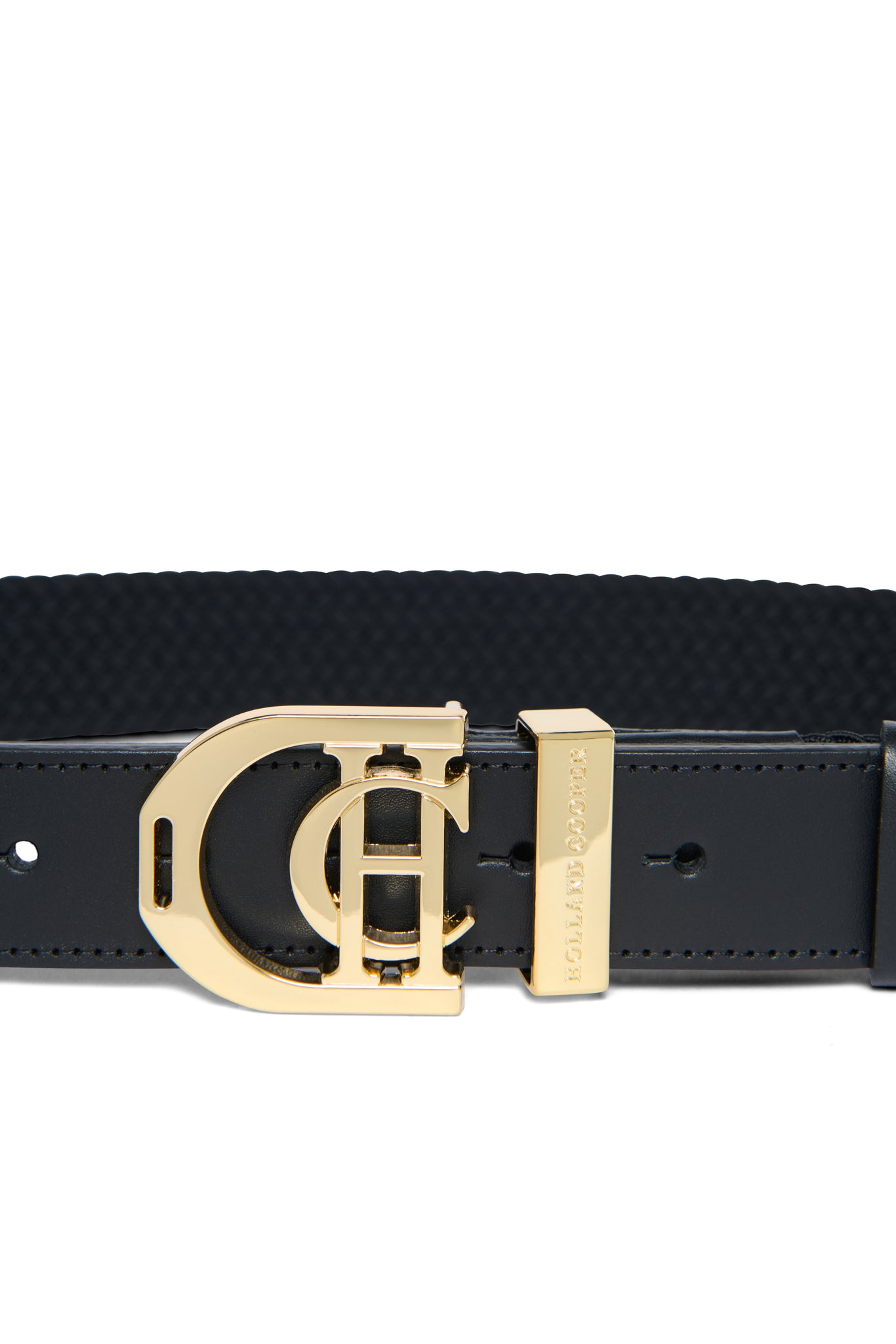 Stirrup Heritage Belt (Black Crystal)