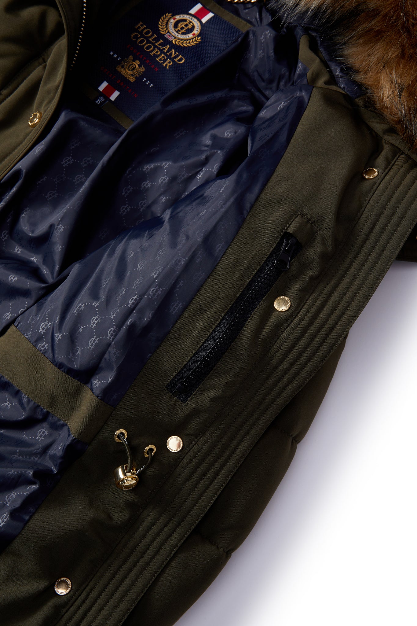 Stoneleigh Longline Coat (Khaki) – Holland Cooper ®