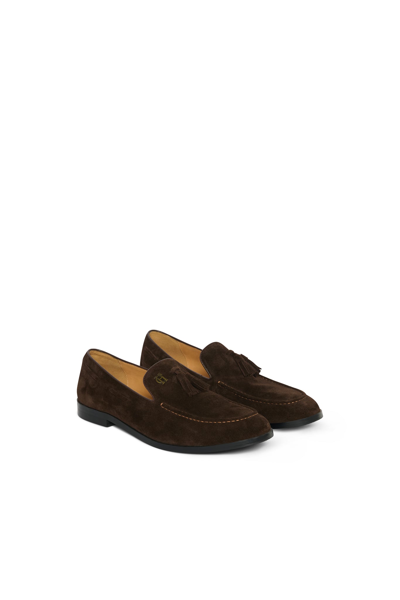 Men's Suede Tassel Loafer (Chocolate)