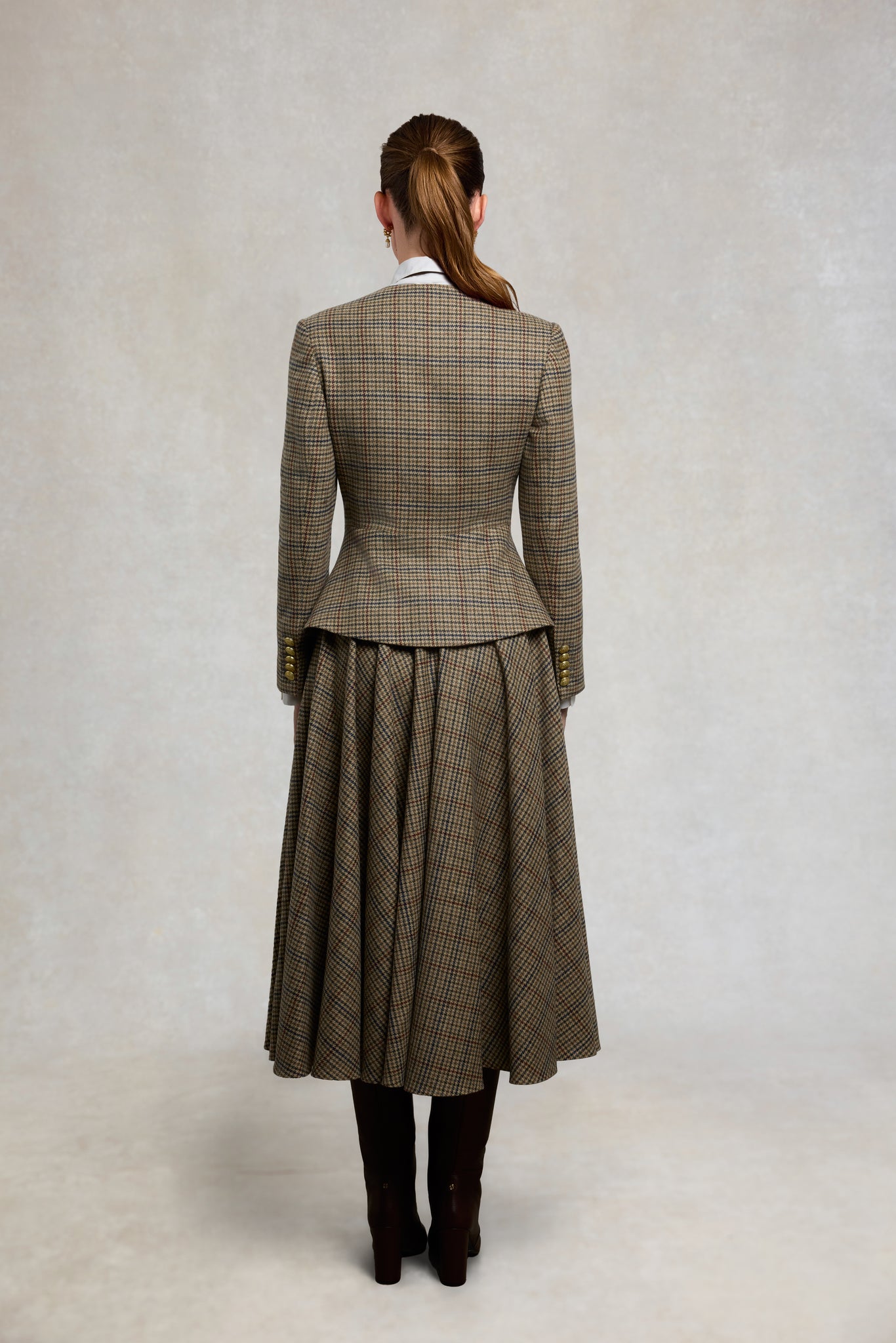 Tailored Peplum Jacket (Millen Gordon Tweed) – Holland Cooper ®