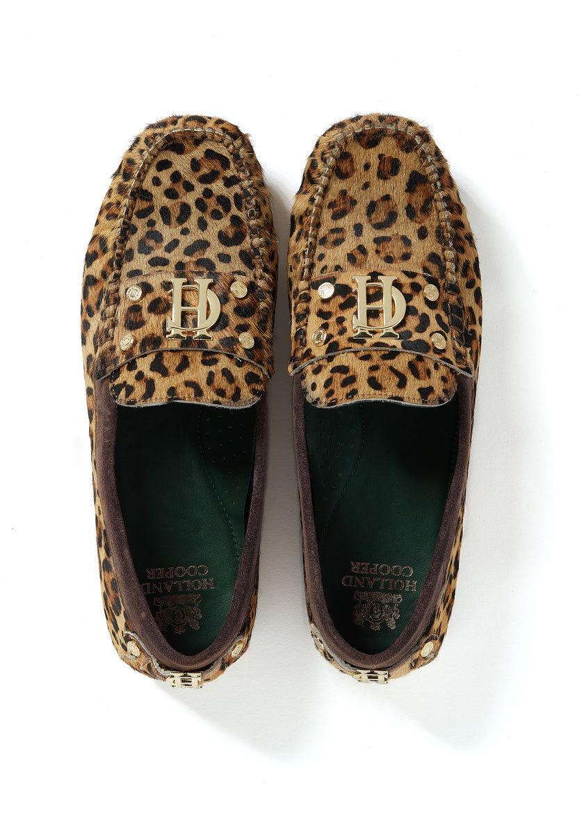 The Driving Loafer (Leopard Pony) â Holland Cooper