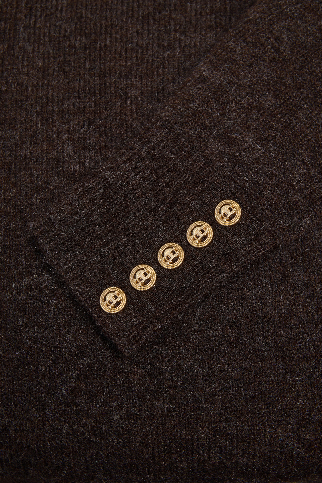 Tori Crew Neck Knit (Chocolate)