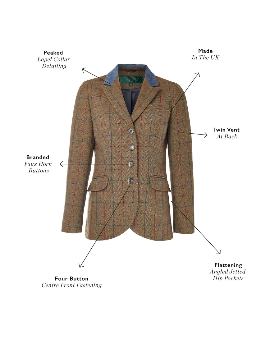 Tweed Riding Jacket (Glen Green) – Holland Cooper