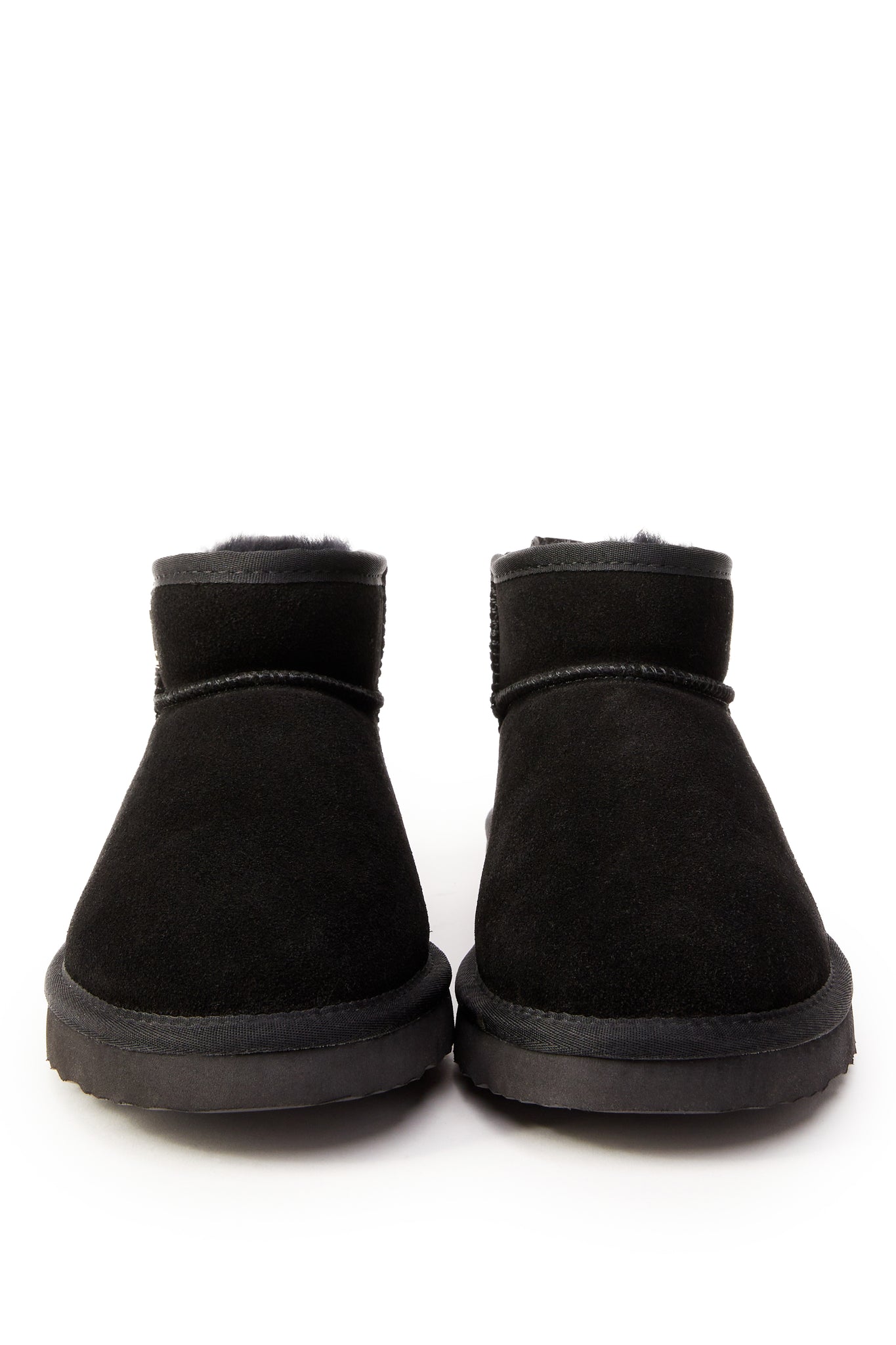 Ultra Mini Shearling Boot (Black)
