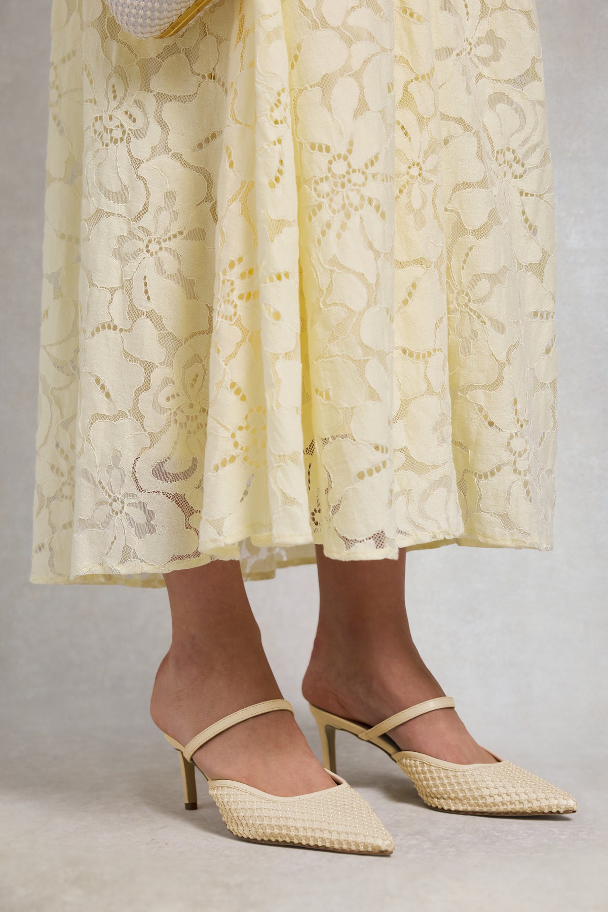 Wear All Day Vienna Pearl Heel (Champagne Pearl)