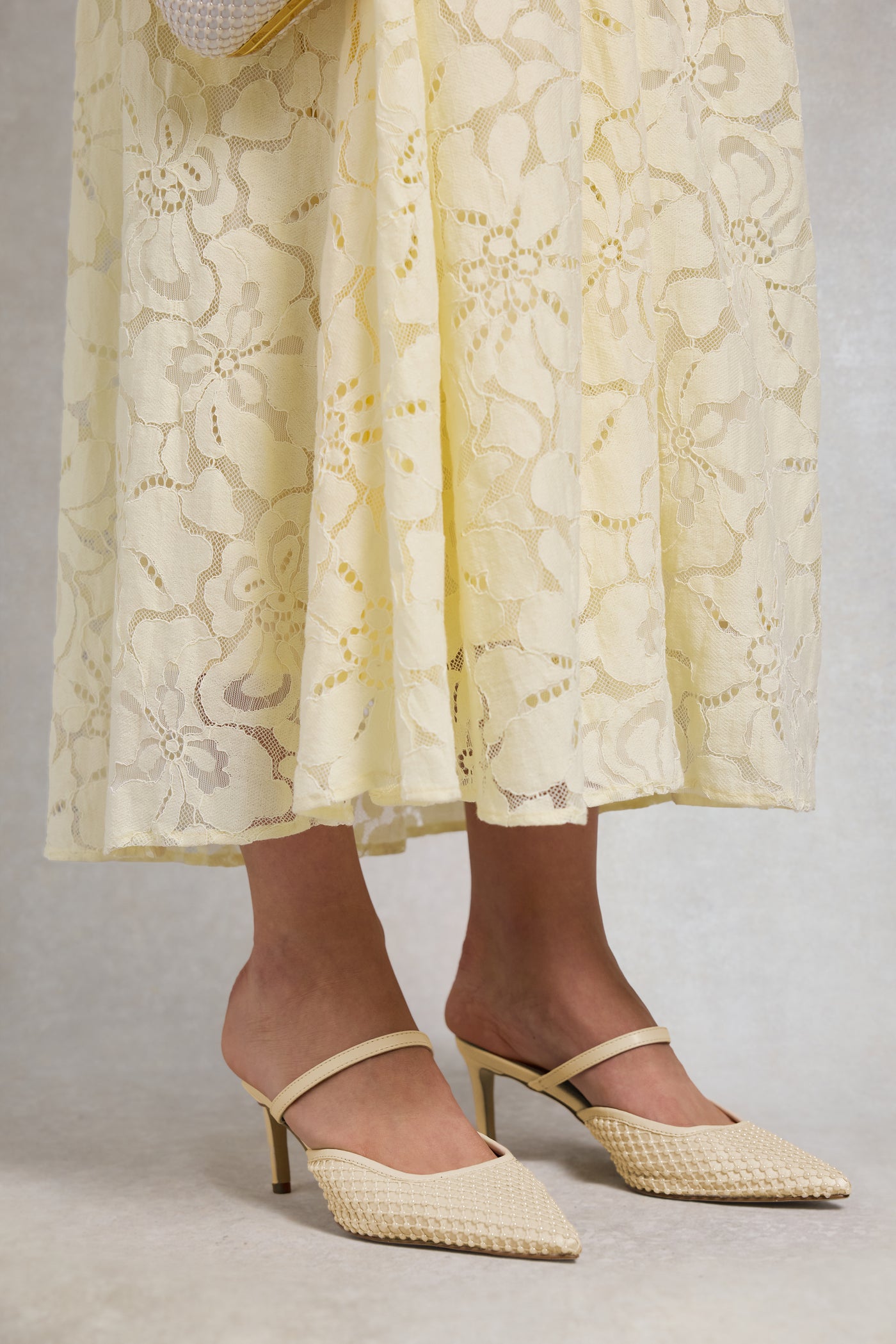 Wear All Day Vienna Pearl Heel (Champagne Pearl)