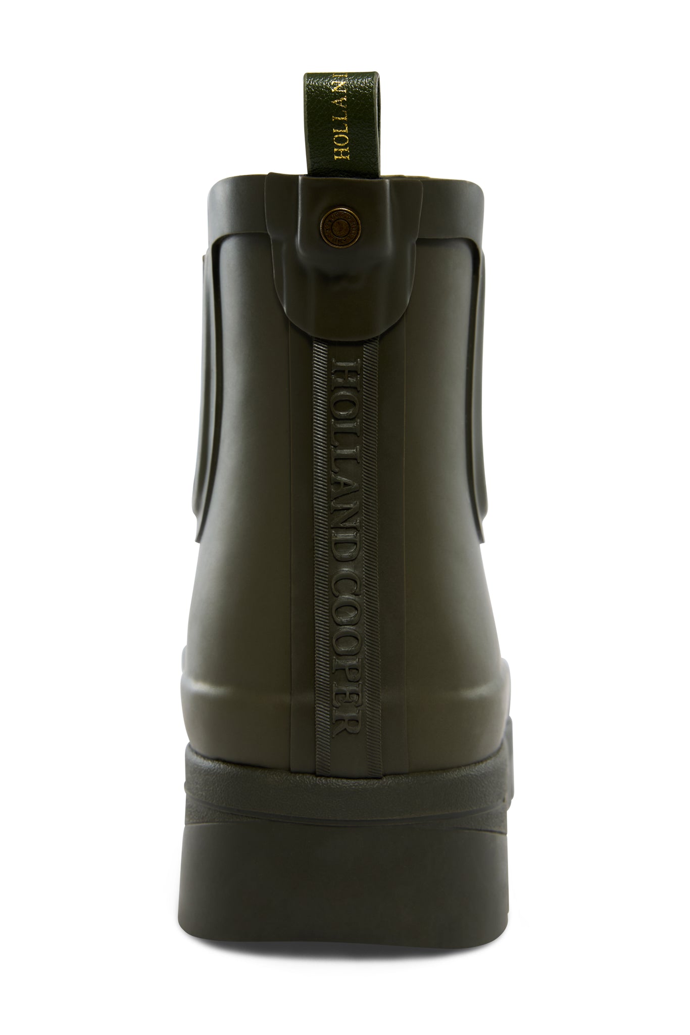 Sherpa Lined Chunky Chelsea Wellington (Khaki)