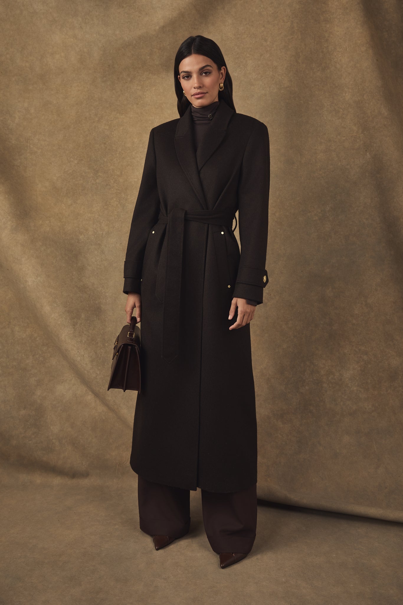 Wrap Coat (Chocolate)