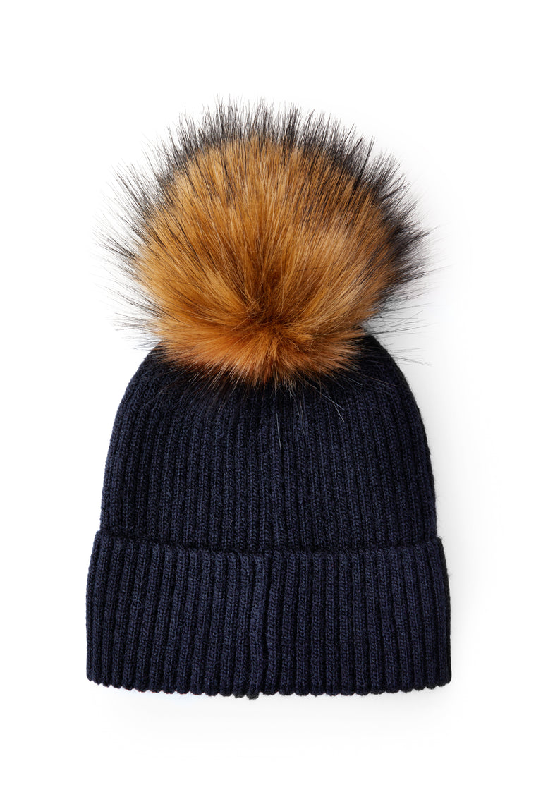 Burghley Bobble Hat (Ink Navy)