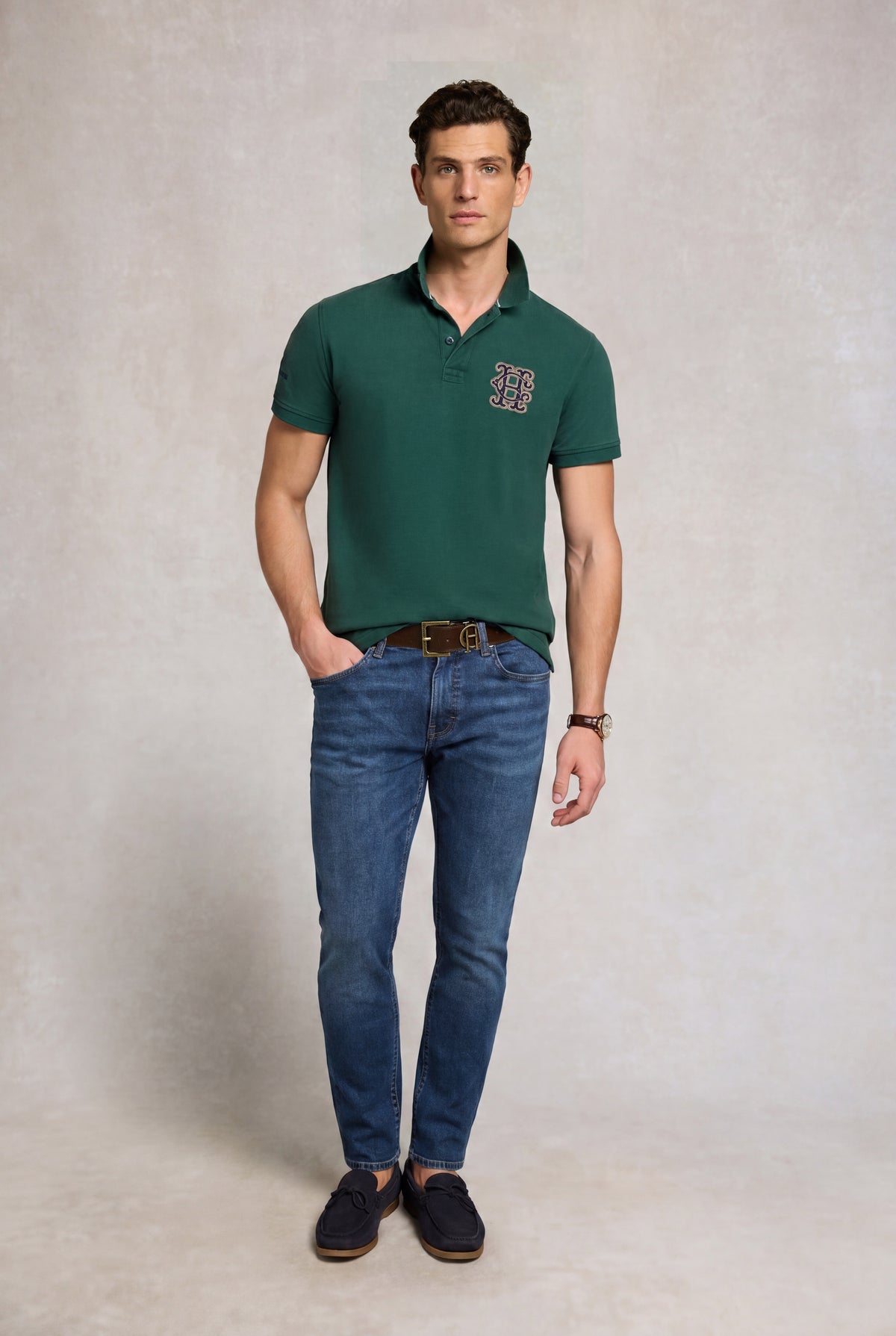 Men's Classic Slim Jean (Mid Denim)