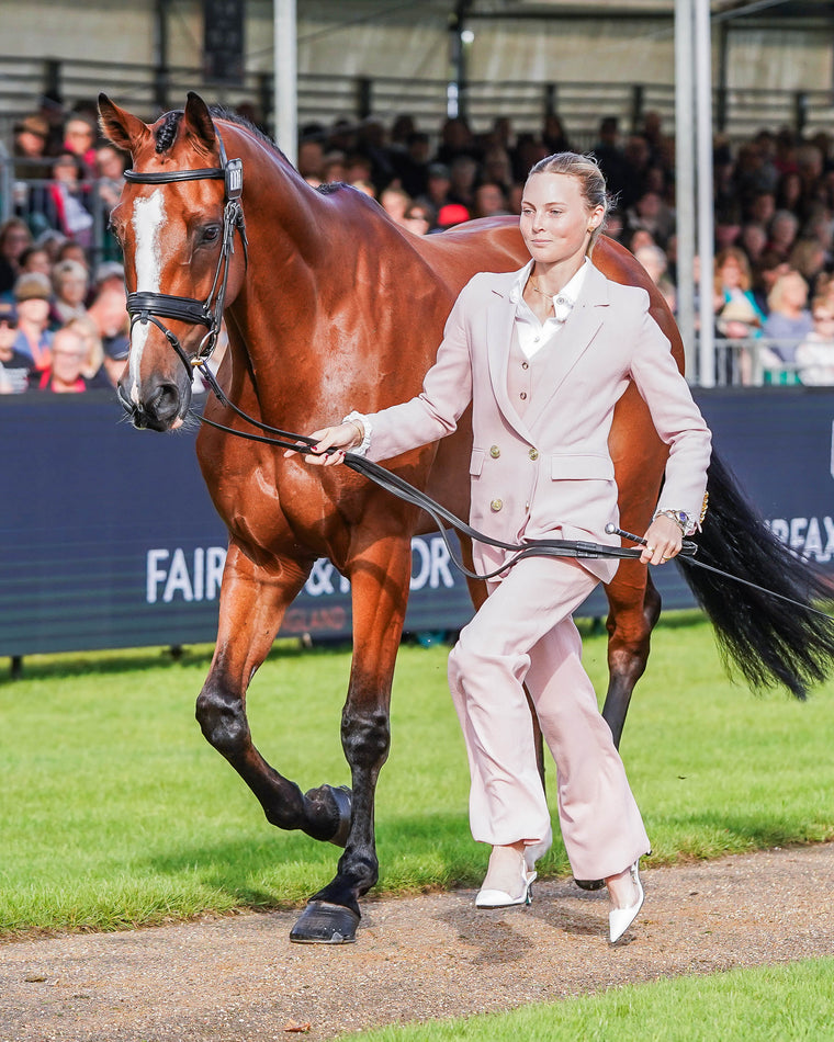 Cassie Sanger's Burghley Trot Up Look One