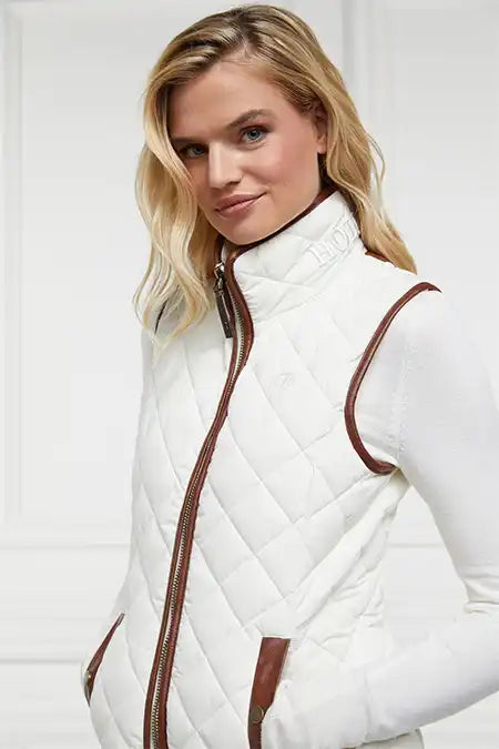 Country Quilted Gilet (Cream)
