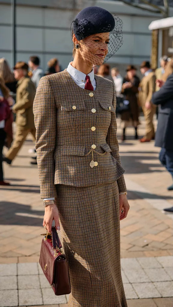 Tailored Peplum Jacket (Abbot Check Tweed) – Holland Cooper ®