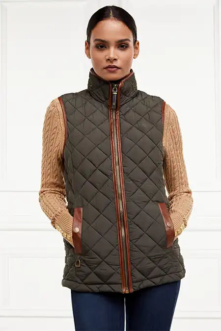 Country Quilted Gilet (Heritage Khaki)