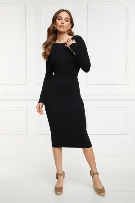 Kensington Backless Dress (Black)
