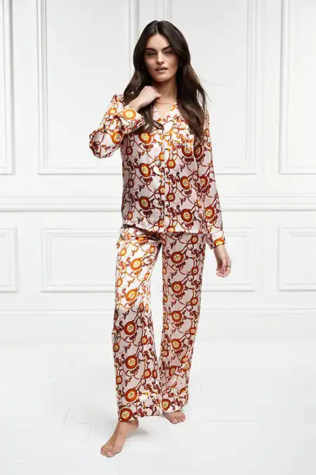 Silk Pyjama Shirt (Blush)