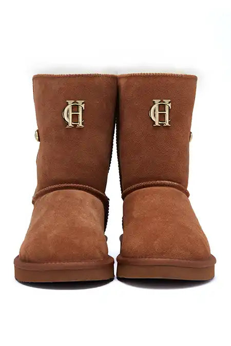HC Shearling Boot Tan Holland Cooper