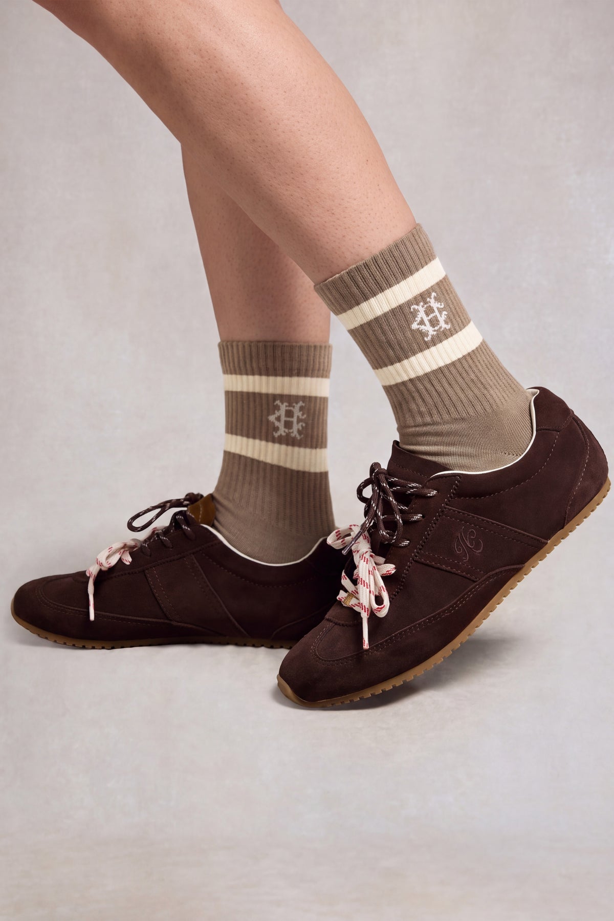 HC Trainer Sock (Toffee Ecru)