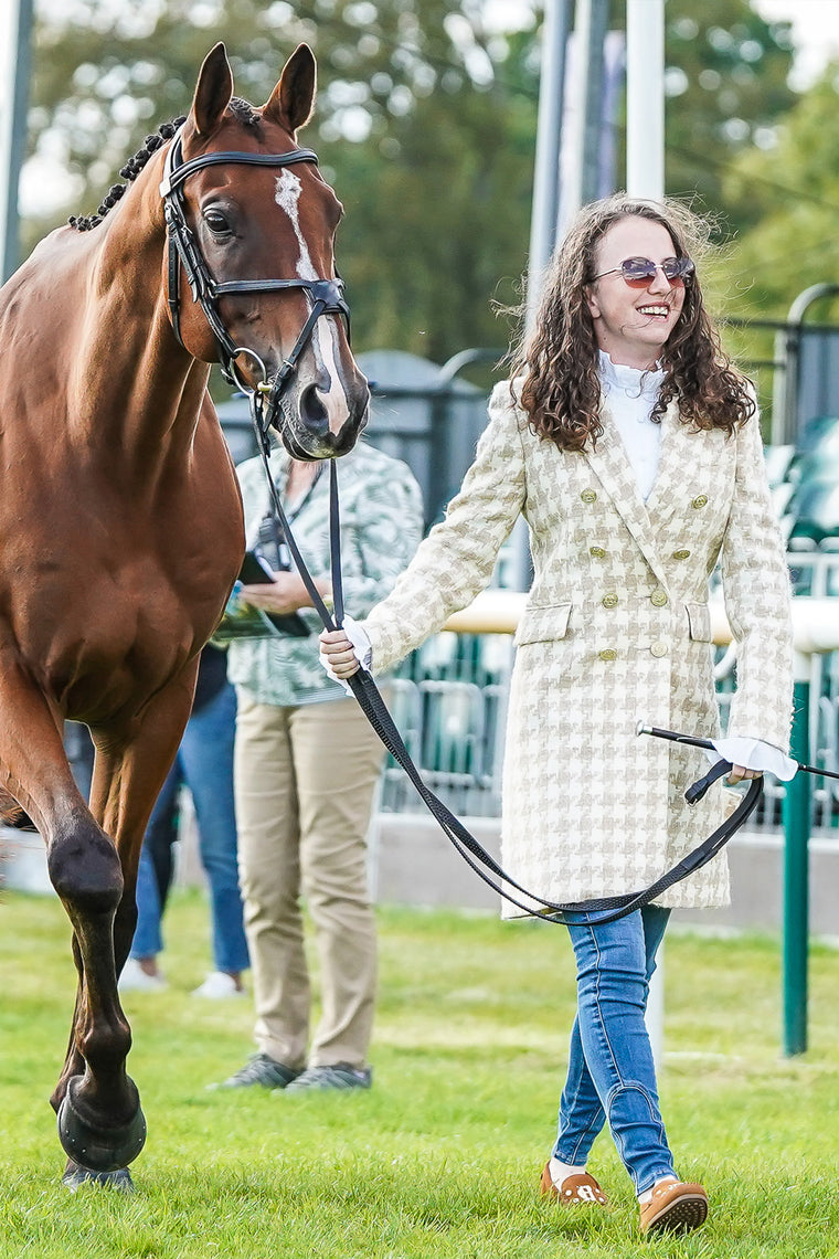 Emma Thomas' Trot Up Look One
