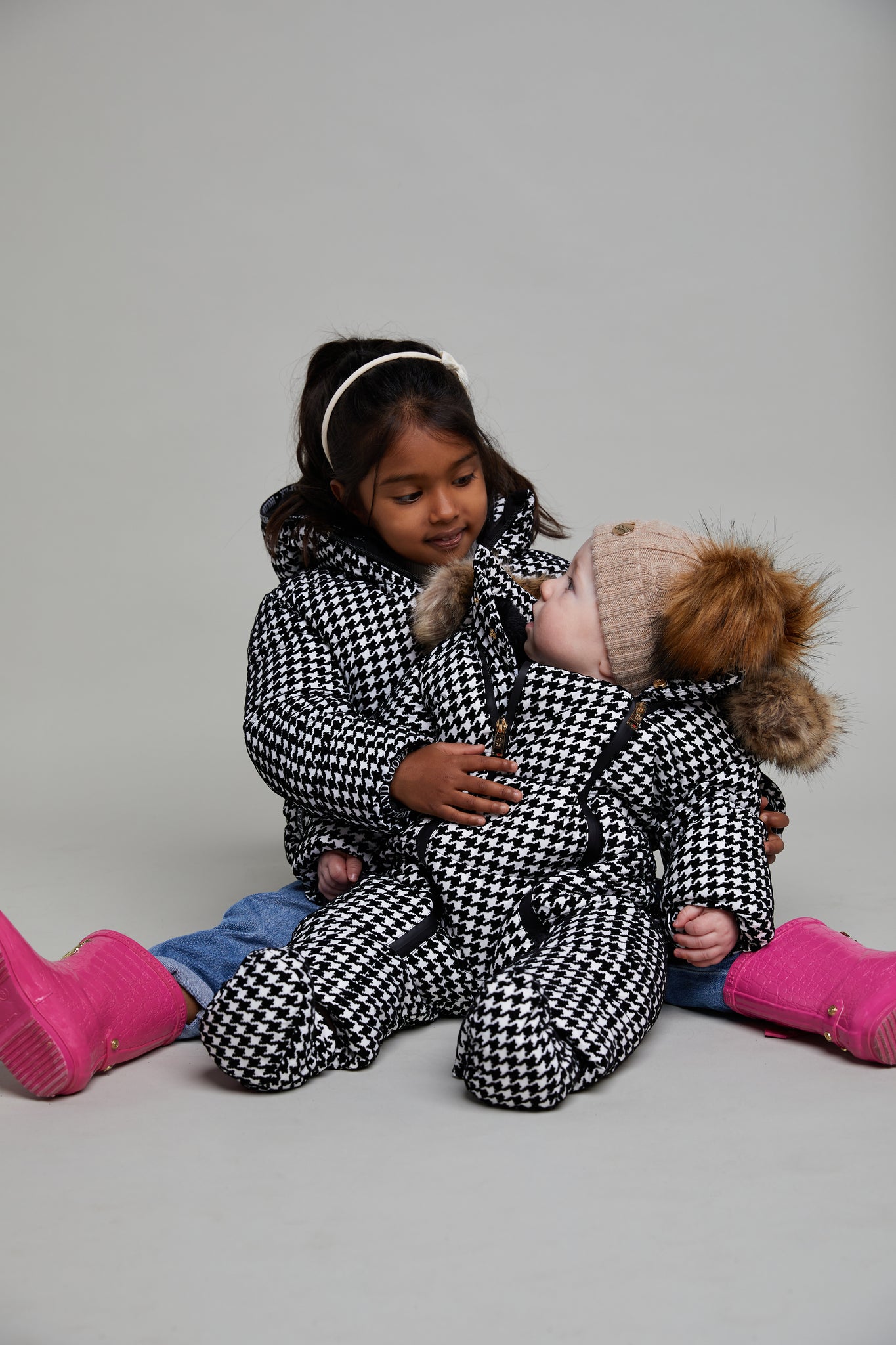 Baby Snowsuit (Houndstooth)
