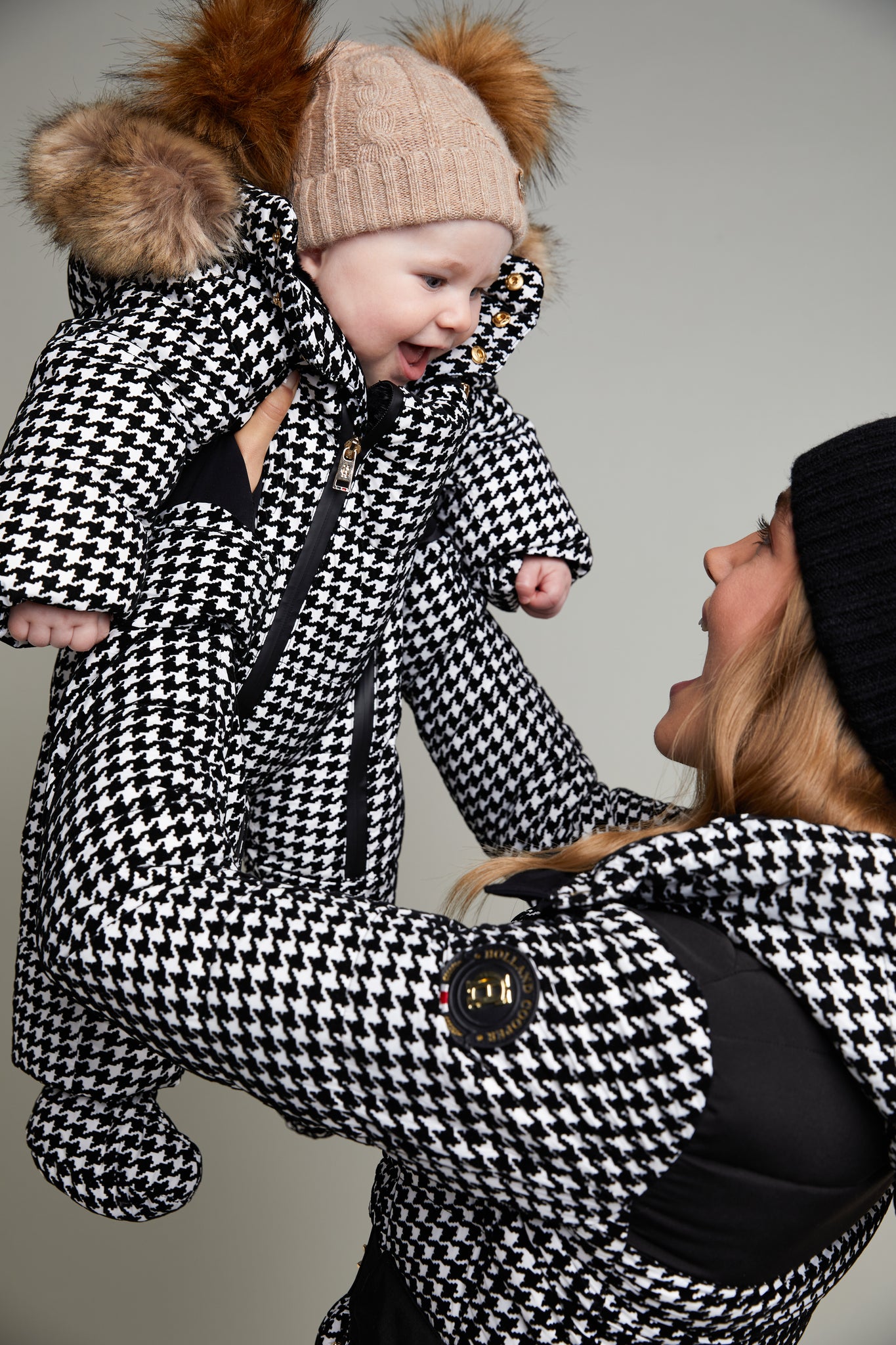 Mini Me - Houndstooth Snowsuit (Houndstooth)