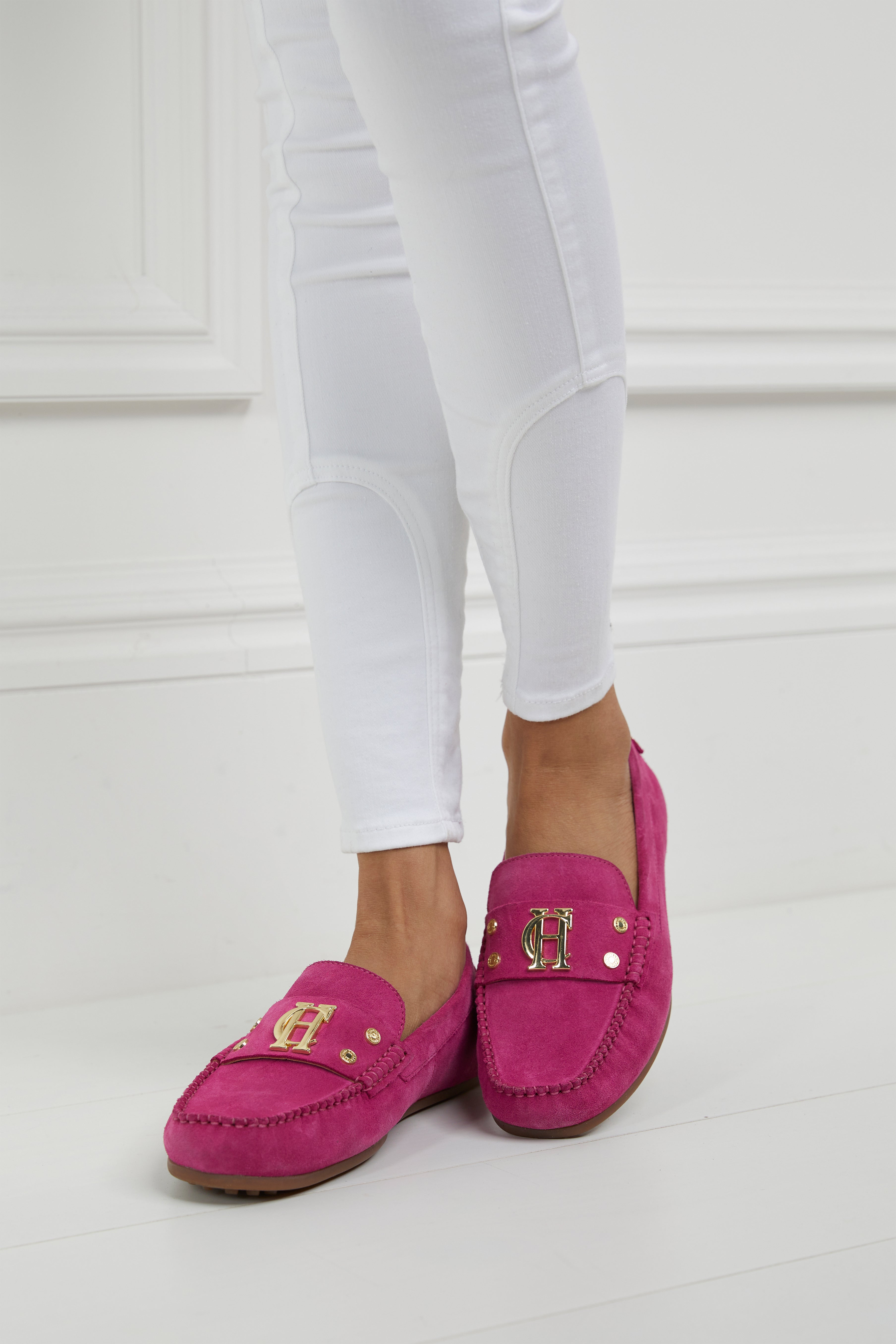 The Driving Loafer (Fuchsia) – Holland Cooper