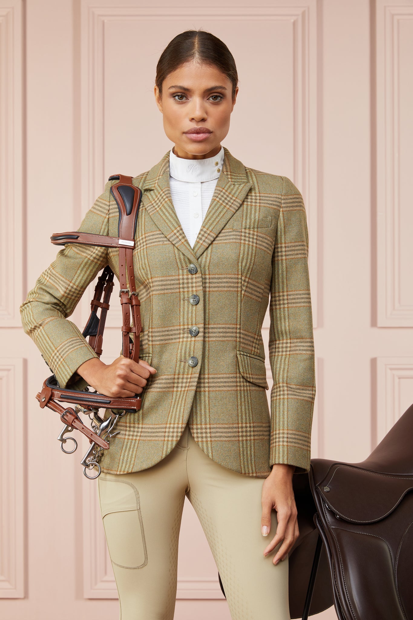 womens leveret tweed riding jacket 