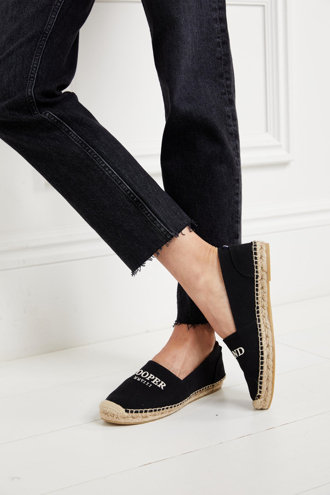 Riviera Espadrille (Black)