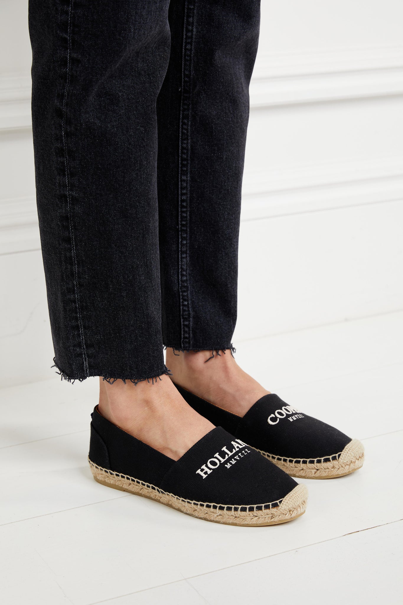 Riviera Espadrille (Black)
