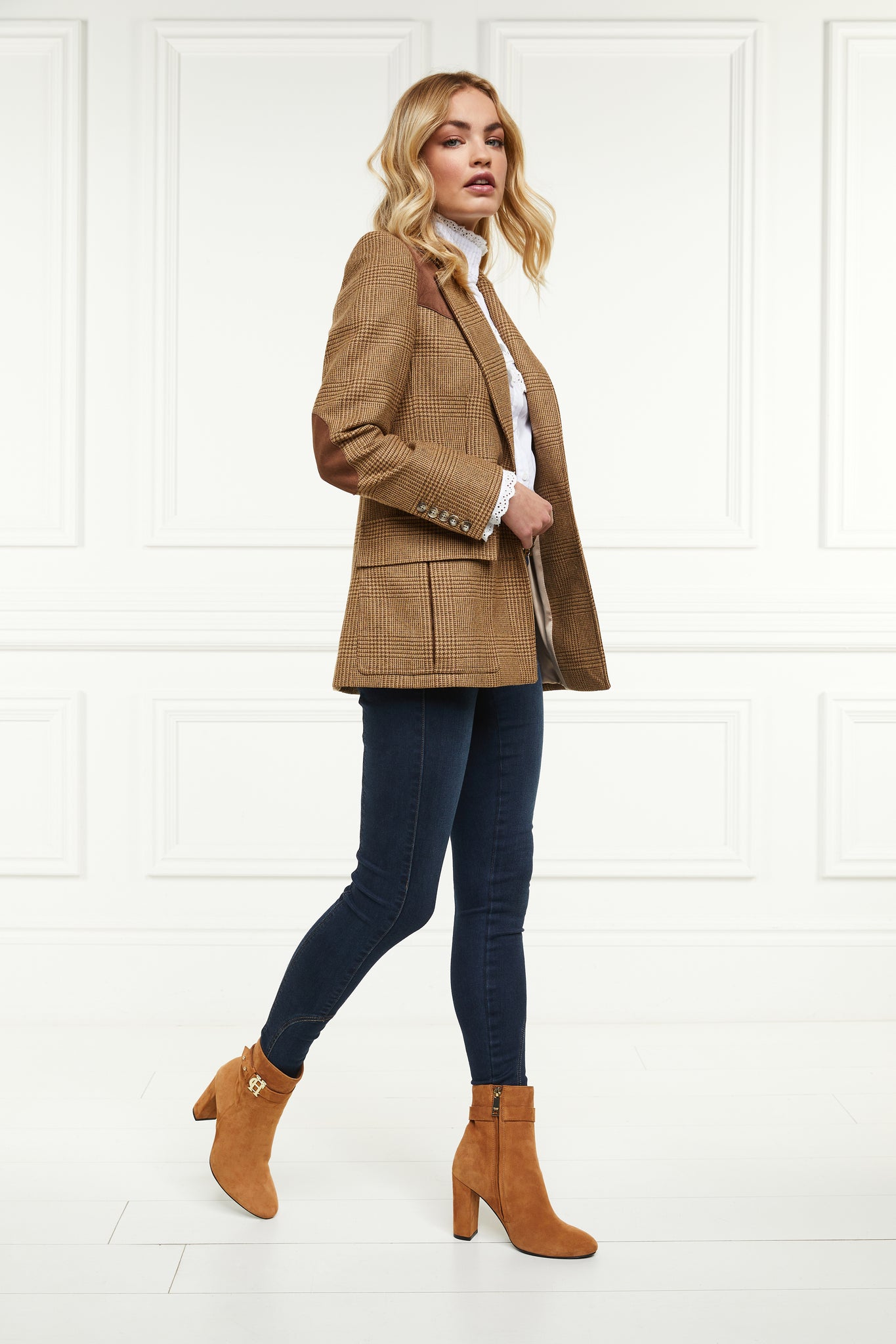 Mayfair Suede Ankle Boot (Tan)