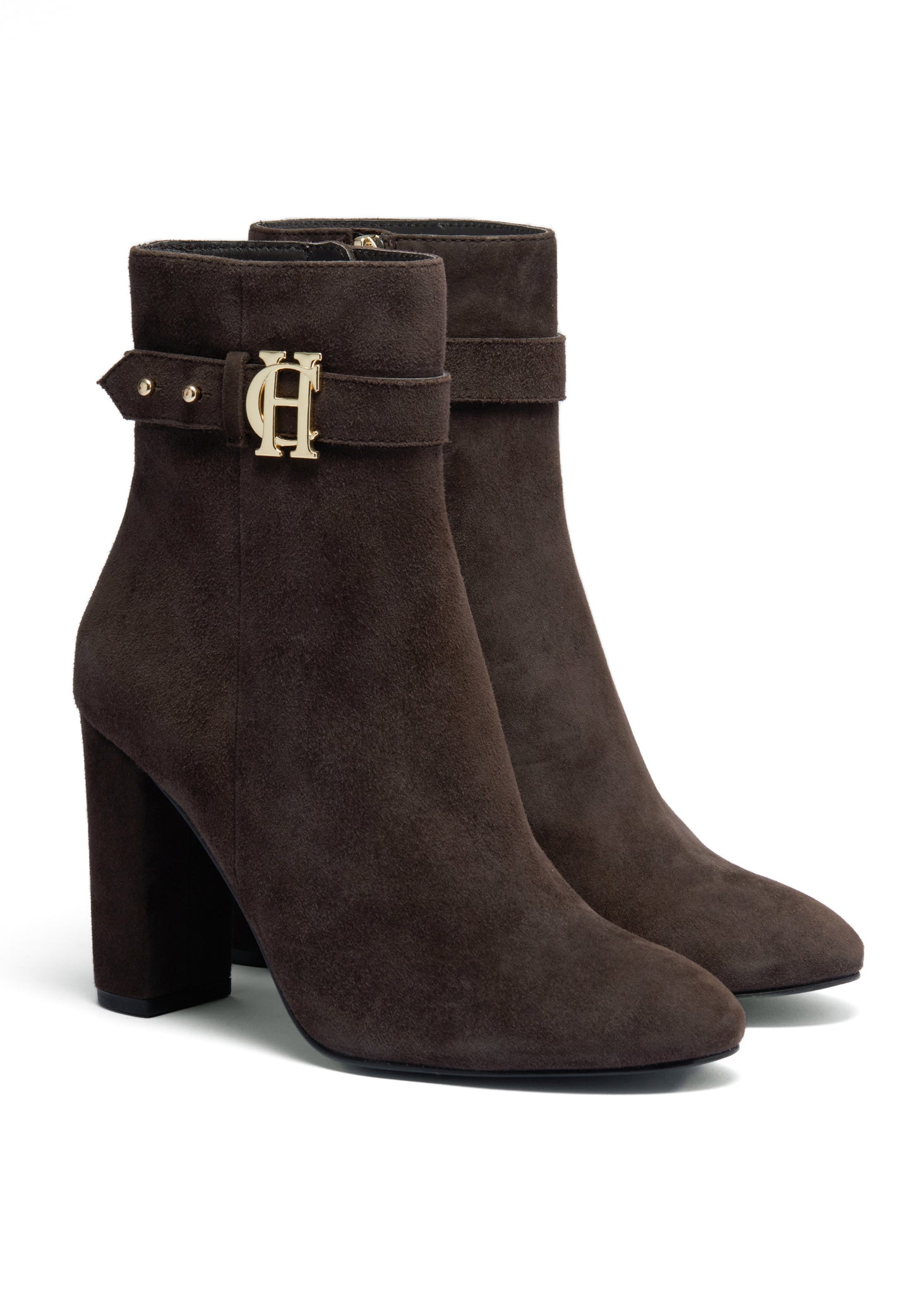 Mayfair Suede Ankle Boot (Chocolate)