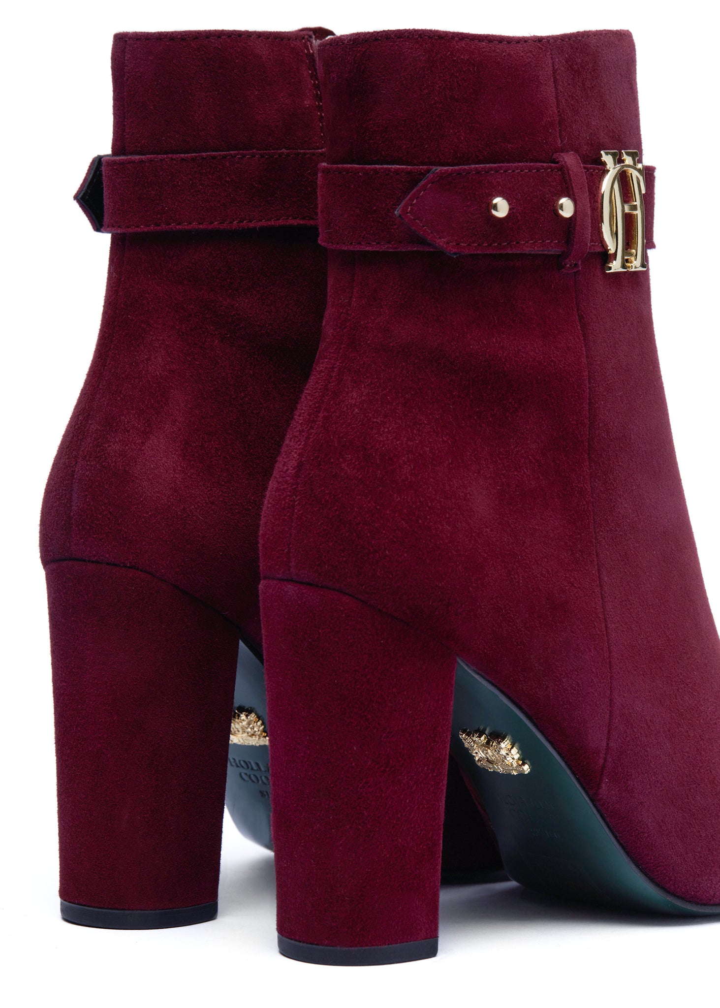 Mayfair Suede Ankle Boot (Merlot)