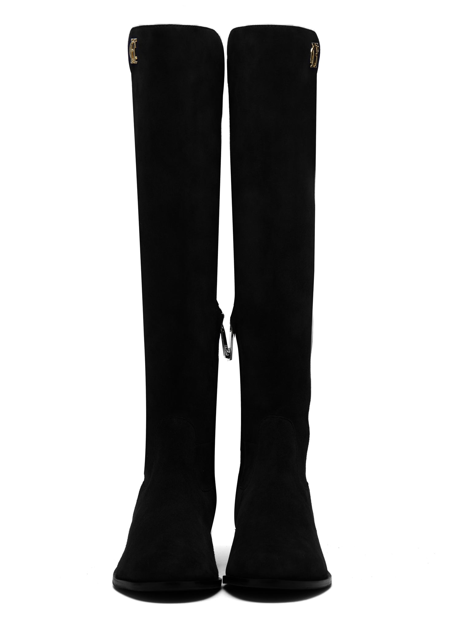Albany Knee Boot (Black Suede)